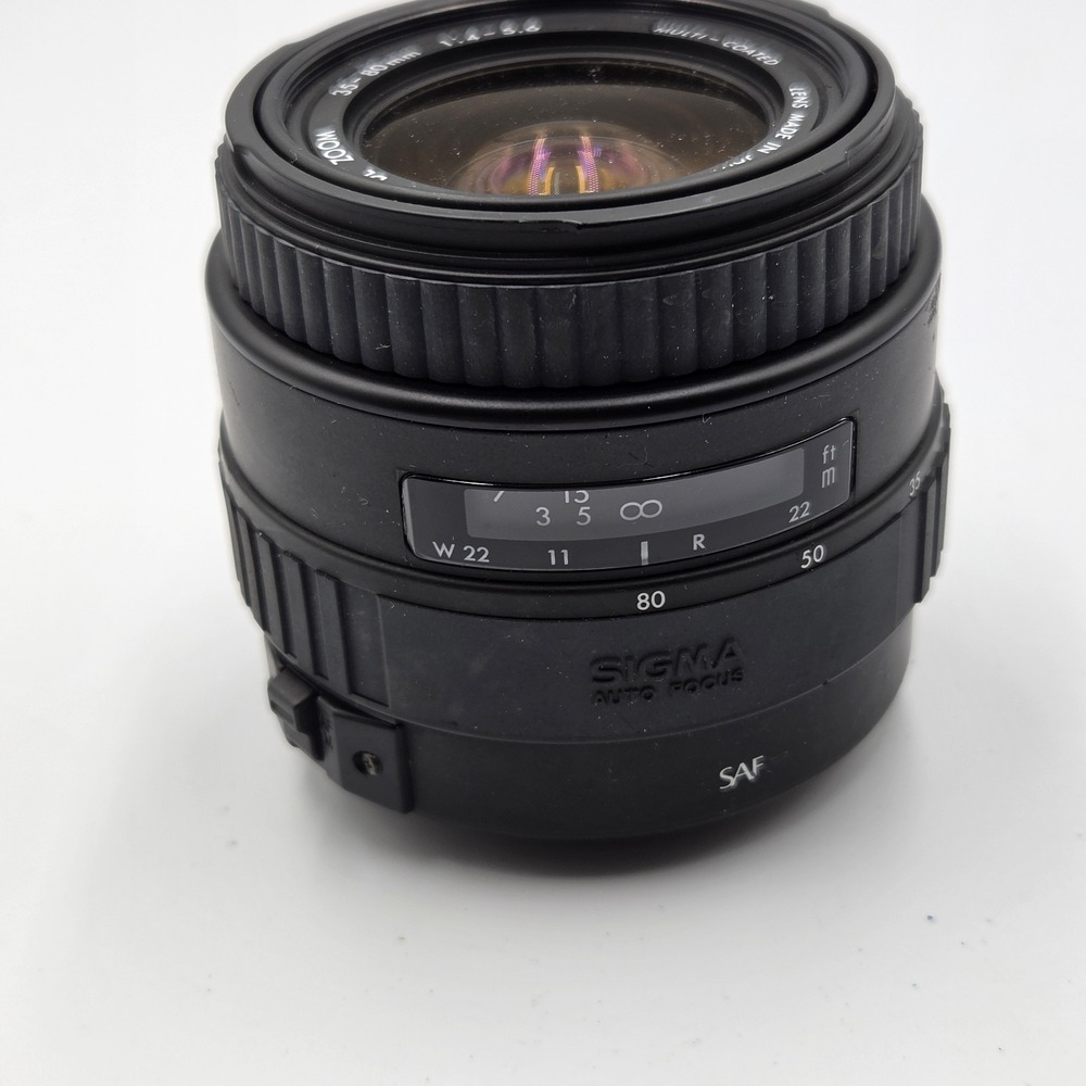 Sigma DL Zoom 35-80mm f/4-5.6 Lens Auto Focus Macro 1:4.5.6 Japan 52mm